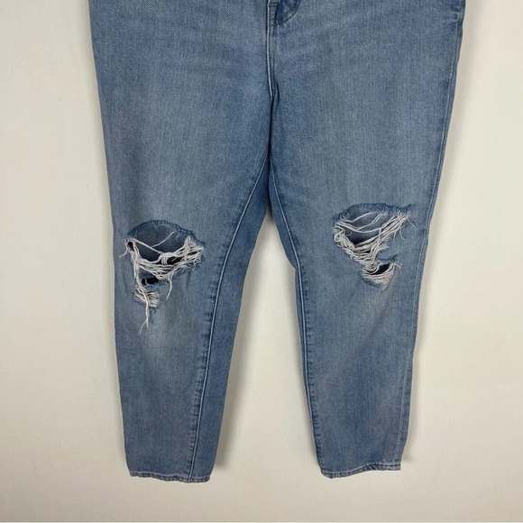 Madewell The Momjean in Gilford Wash: Ripped Edition Size 24 High Rise - Picture 4 of 8
